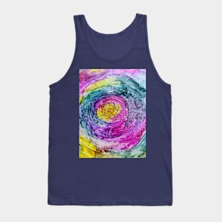 Rainbow rose Tank Top